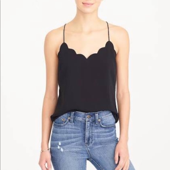 J crew scalloped tank Clearance